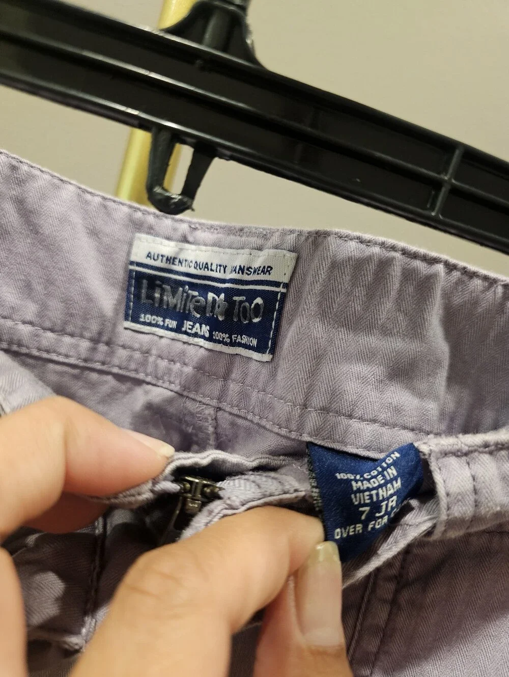 Vintage Low Rise Light Lavender Cargo Pants